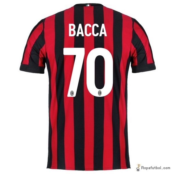 Camiseta AC Milan Replica Primera Ropa Bacca 2017/18 Rojo